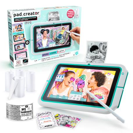 Tablette créative à impression instantanée - photo creator Mutli-couleur 2 - vertbaudet enfant 