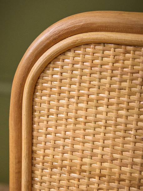 Chaise haute en rotin pour poupée Naturel 4 - vertbaudet enfant 