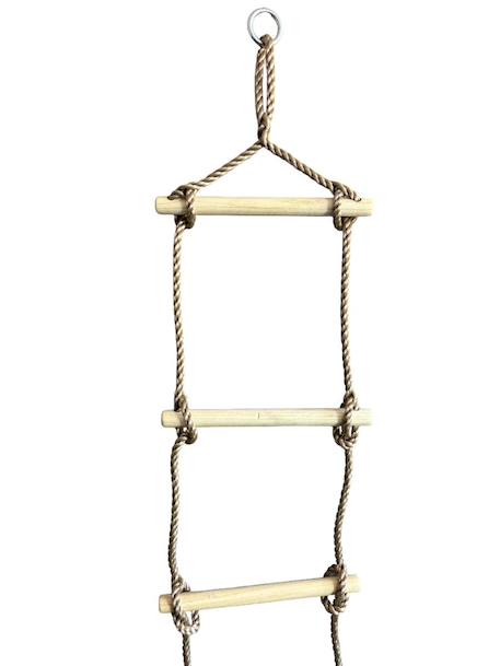 Echelle de corde pour portique balançoire 1.90 m pour enfants Beige 3 - vertbaudet enfant 