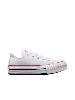 Chaussures-Basket basse ctas platfo ox blanche – confort et style junior