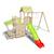 Aire de jeux avec toboggan 2,20 m zesty xpression - 12 enfants Bois 3 - vertbaudet enfant 
