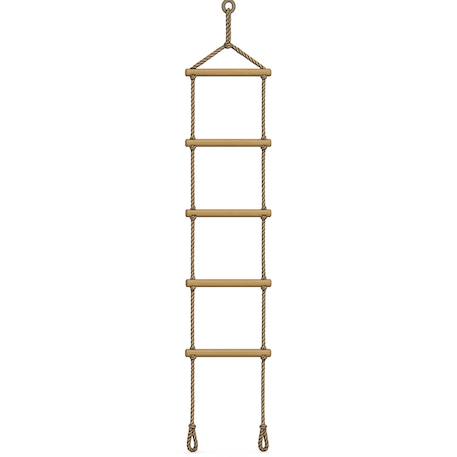 Echelle de corde pour portique balançoire 1.90 m pour enfants Beige 4 - vertbaudet enfant 