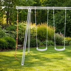 Jouet-Jeux de plein air-Corde à noeuds pour portique balançoire 2 m - 2,5 m pour enfants