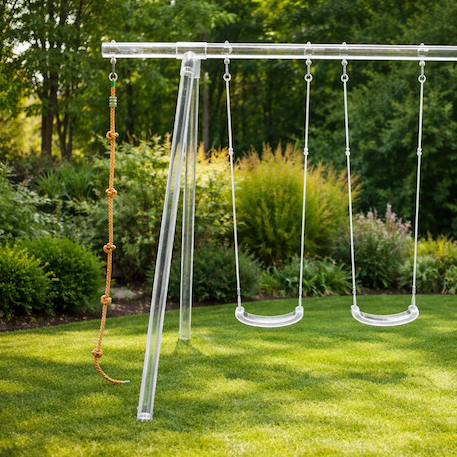 Corde à noeuds pour portique balançoire 2 m - 2,5 m pour enfants Beige 1 - vertbaudet enfant 