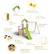 Aire de jeux en bois ultra xperience trigano - 8 enfants Bois 5 - vertbaudet enfant 