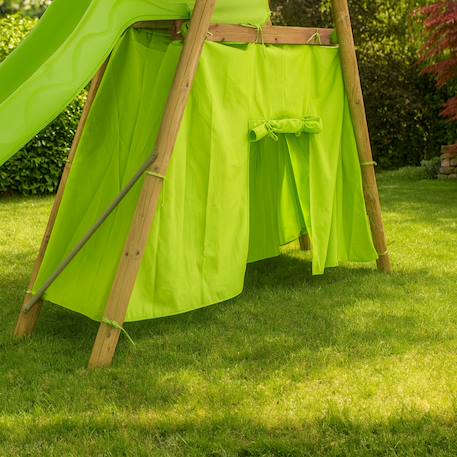 Cabane tissu pour portique balançoire pour enfants Vert 1 - vertbaudet enfant 