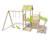 Aire de jeux avec toboggan 2,20 m zesty xpression - 12 enfants Bois 2 - vertbaudet enfant 