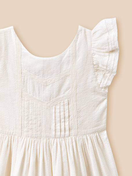 Robe trousseau fille sixtine - collection fêtes et mariages Ecru 2 - vertbaudet enfant 