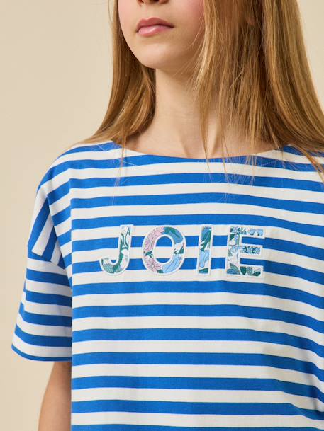 T-shirt message  - collection junior Liberty clara bell 3 - vertbaudet enfant 
