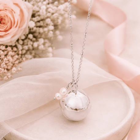 Bola de grossesse avec deux perles Argent 2 - vertbaudet enfant 