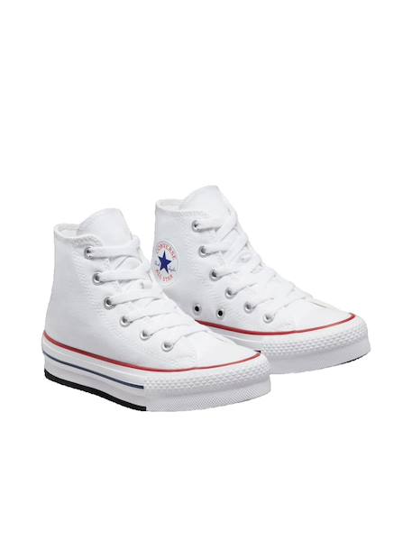 Basket montante chuck taylor all star eva lift blanc – confort et design junior White / garnet / navy 3 - vertbaudet enfant 