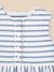 Robe rayée bébé - coton biologique Rayure bleue 2 - vertbaudet enfant 
