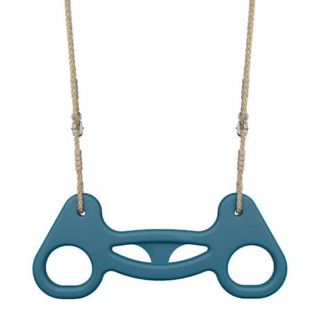 Trapèze anneaux pour portique balançoire 1,9 m - 2,5 m pour enfants Bleu 2 - vertbaudet enfant 