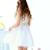 Robe demoiselle d'honneur  avec noeud hepburn Blanc doré+Blanc paillettes dorées 12 - vertbaudet enfant 