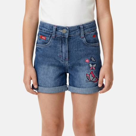 Short en jean fille Marine 1 - vertbaudet enfant 