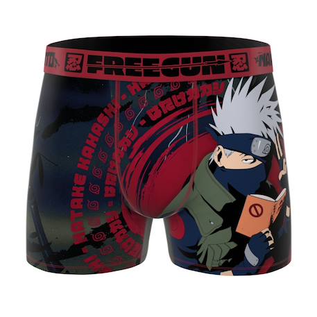 Lot de 4 boxers Garçon naruto classic Rouge/noir/jaune/orange 2 - vertbaudet enfant 