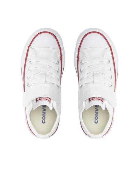Chaussures sneakers unisexe 1v ox blanc – confort et adhérence junior Blanc 2 - vertbaudet enfant 