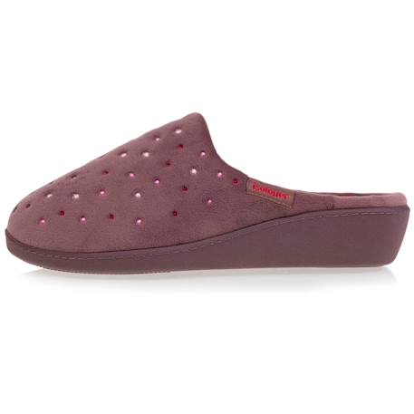 Chaussons mules Taupe 3 - vertbaudet enfant 