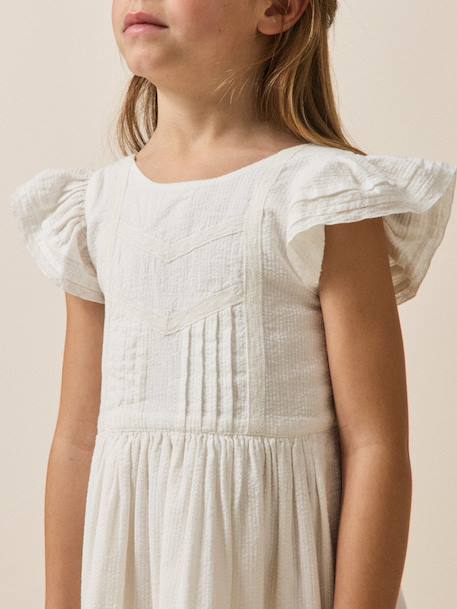 Robe trousseau fille sixtine - collection fêtes et mariages Ecru 3 - vertbaudet enfant 