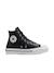 Baskets en cuir chuck taylor all star lift platform pour juniors – style et confort unisexe Noir / ivoire naturel / blanc 1 - vertbaudet enfant 