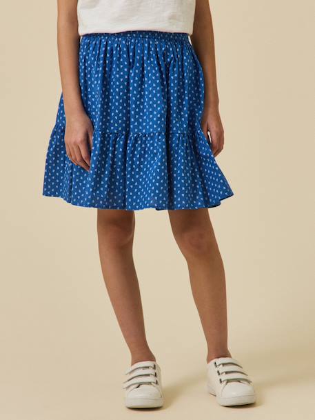 Jupe à volant fille - collection junior Imprimé  klein 1 - vertbaudet enfant 