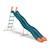 Toboggan pyrou 3,32 m. 3-12 ans. Pour enfants Bleu/corail 2 - vertbaudet enfant 