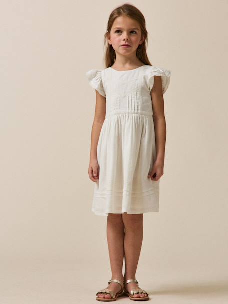 Robe trousseau fille sixtine - collection fêtes et mariages Ecru 4 - vertbaudet enfant 
