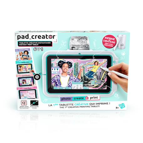 Tablette créative à impression instantanée - photo creator Mutli-couleur 1 - vertbaudet enfant 