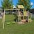 Aire de jeux avec toboggan 2,20 m zesty xpression - 12 enfants Bois 4 - vertbaudet enfant 