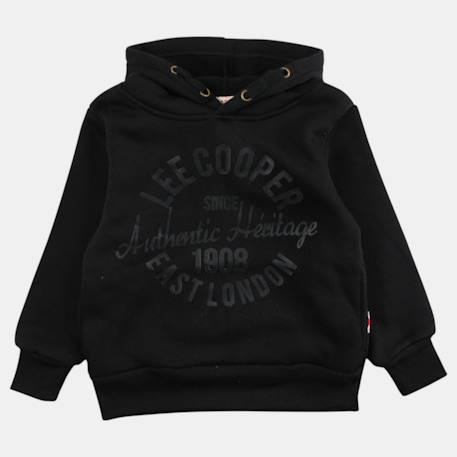 Sweat à capuche garçon imprimé Beige+Marine+Noir+Vert 8 - vertbaudet enfant 