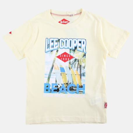 T shirt garçon manches courtes imprimé plage Beige+Bleu+Creme+Marine+Turquoise 10 - vertbaudet enfant 