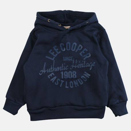Sweat à capuche garçon imprimé Beige+Marine+Noir+Vert 5 - vertbaudet enfant 