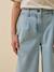 Pantalon large en denim - collection junior Denim bleach+Denim bleu 3 - vertbaudet enfant 