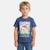 T shirt garçon manches courtes imprimé plage Beige+Bleu+Creme+Marine+Turquoise 13 - vertbaudet enfant 