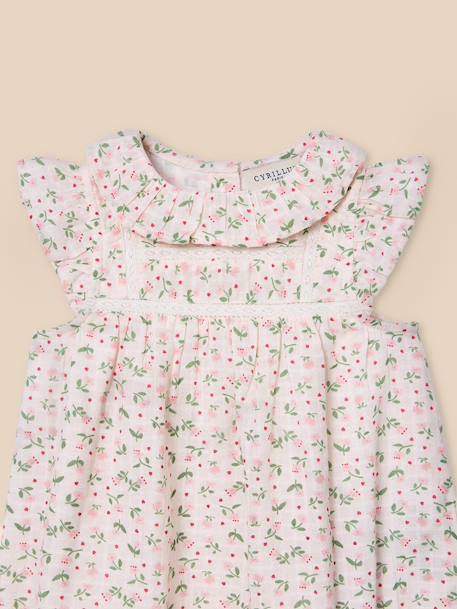Combinaison courte bébé Imprimé  camelia 2 - vertbaudet enfant 
