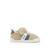 Sneakers garçon synthétique lacets- fermeture adhésive barefoot Blanc–bleu marine+Sable–bleu 7 - vertbaudet enfant 