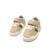 Sneakers garçon synthétique lacets- fermeture adhésive barefoot Blanc–bleu marine+Sable–bleu 12 - vertbaudet enfant 