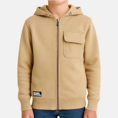 Veste sweat à capuche garçon imprimée  - vertbaudet enfant