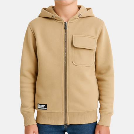 Garçon-Veste sweat à capuche garçon imprimée