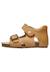 Sandales en cuir avec boucle et scratch bea Beige-+Bleu-+Gris-+Jaune-+Marine-+Marron-+Orange-+Rose-+Rouge- 33 - vertbaudet enfant 