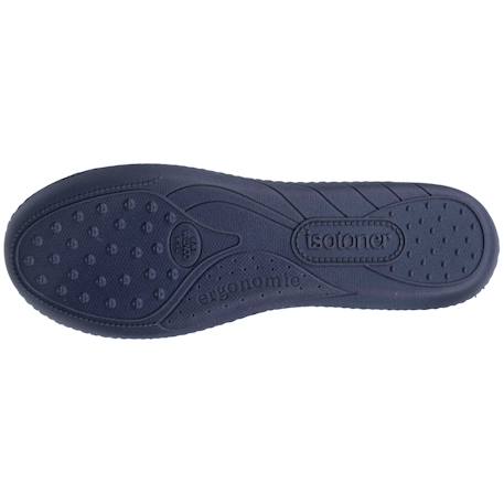 Chaussons ballerines microvelours semelle ergonomique mousse à mémoire forme Blush+Marine+Noir 11 - vertbaudet enfant 