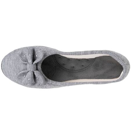 Chaussons ballerines souples, ultra confortables et légers, confort technologie everywear Bleu canardfleurs+Bleu marine+Grisirisé+Rayuresbleues+Sauge+Sauge noeud irisé 15 - vertbaudet enfant 