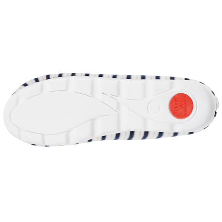 Chaussons charentaises très confortables, en jersey bio Rayure marinière+Rayuresbleues 11 - vertbaudet enfant 