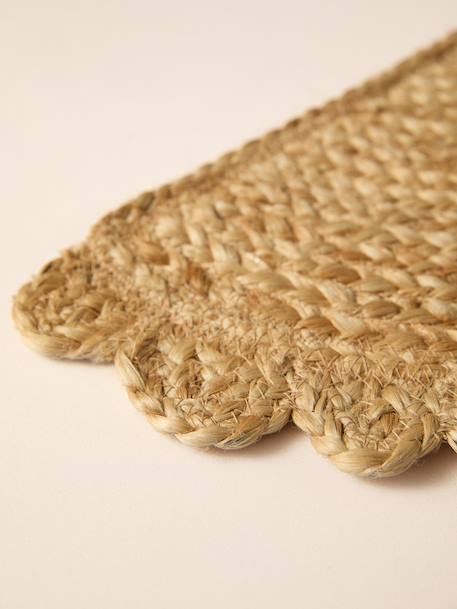 Tapis gamelle jute demi-lune beige 3 - vertbaudet enfant 