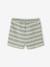 Short bébé garçon nid abeille rayé blanc 2 - vertbaudet enfant 