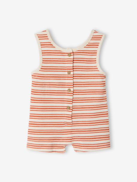 Combishort bébé garçon boutons écru 2 - vertbaudet enfant 