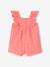 Combishort bébé fille broderie bleu électrique+rose bonbon 9 - vertbaudet enfant 