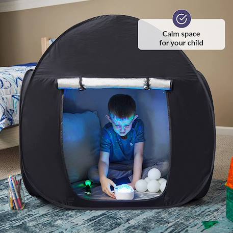 Tente pop-up sensorielle noire 105 cm - jouet éducatif pour enfants Multi-coloured 6 - vertbaudet enfant 