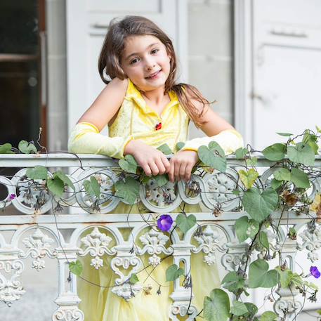 Déguisement enfant – robe princesse belle du château Jaune 4 - vertbaudet enfant 