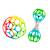 Coffret bébé 2 jouets d’éveil avec hochet et balle Multicolore 1 - vertbaudet enfant 